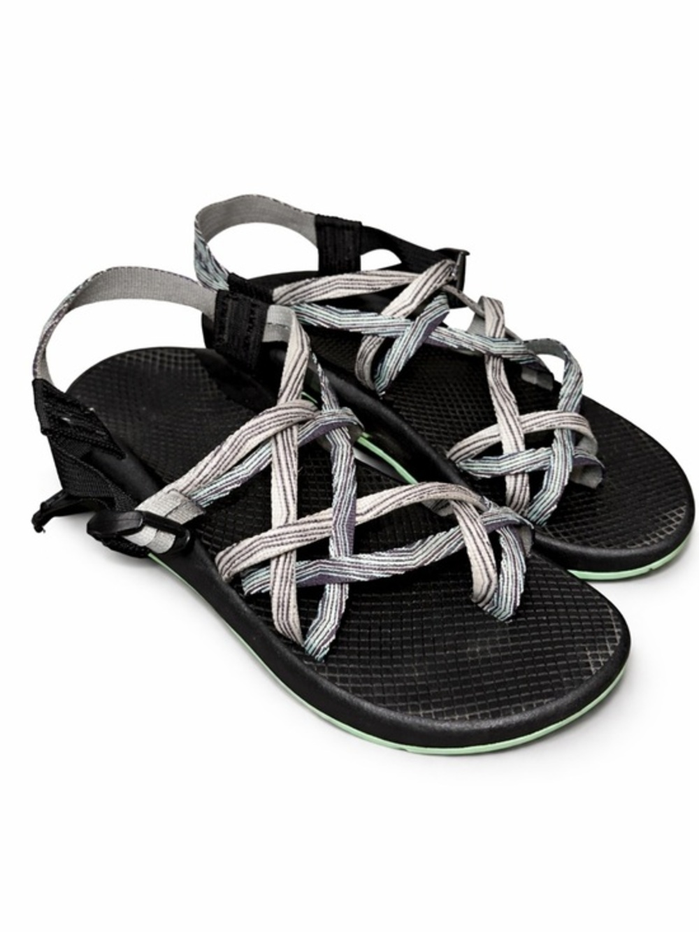 Chaco ZX2 Women’s Vibram Sole Blue Adjustable Straps Sandals Hiking Active 10